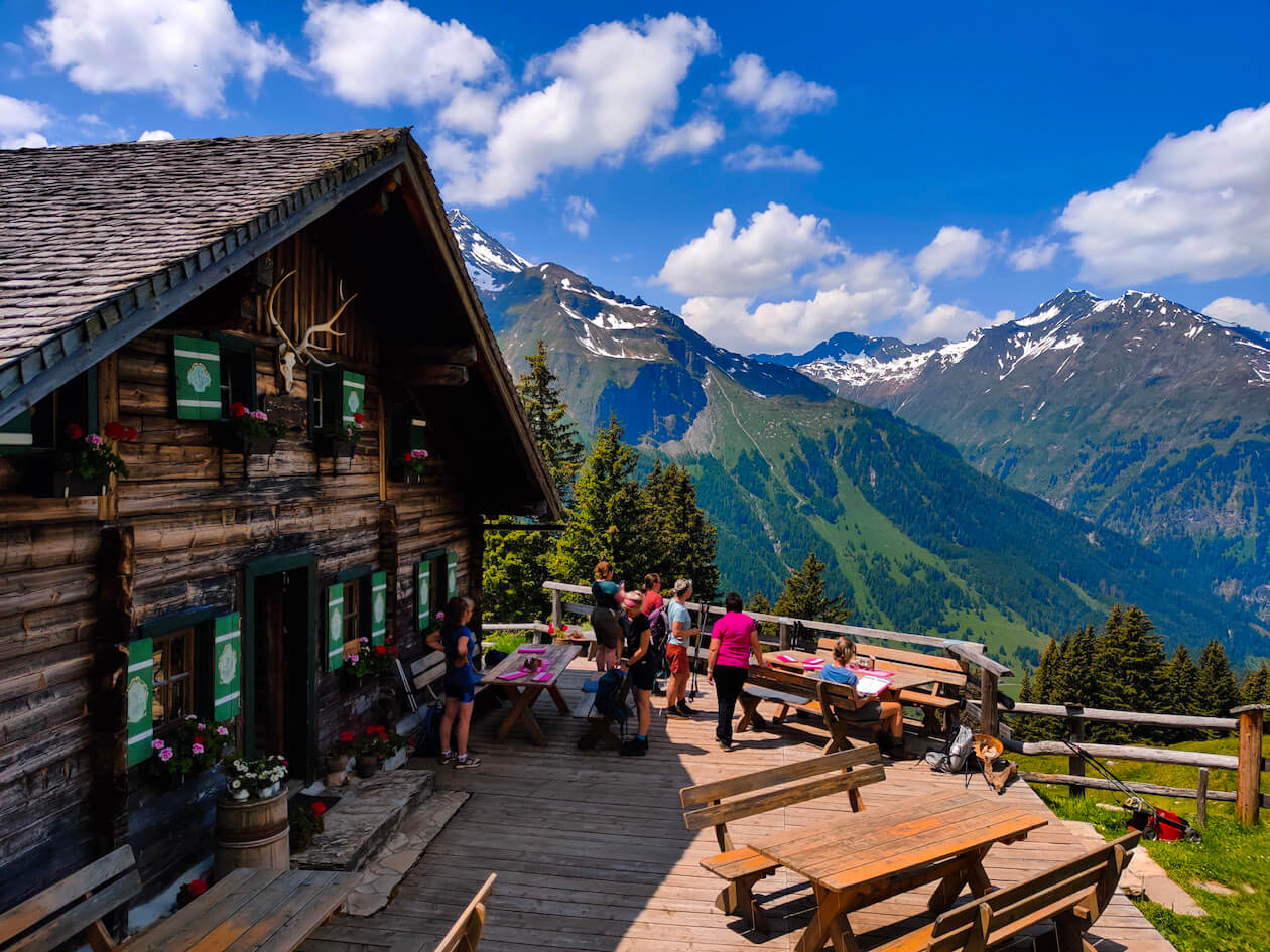 berghut huttentocht oostenrijk